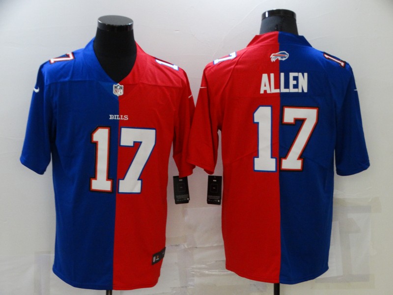 Men Buffalo Bills #17 Allen blue red Nike Vapor Untouchable Limited 2021 NFL Jerseys->san francisco 49ers->NFL Jersey